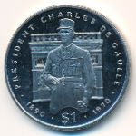 Liberia, 1 dollar, 1995