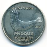 Земля Адели., 50 франков (2013 г.)