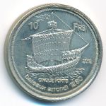 Остров Европа, 10 франков (2012 г.)