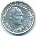 Turkey, 1/2 lira, 1981