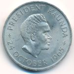 Zambia, 5 shillings, 1965