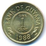 Guyana, 1 cent, 1967–1992