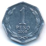 Chile, 1 peso, 1992–2013