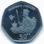 Isle of Man, 50 pence, 2012