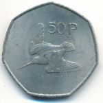Ireland, 50 pence, 1970–2000