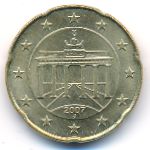Germany, 20 euro cent, 2007–2018
