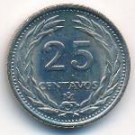 El Salvador, 25 centavos, 1986