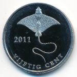 Остров Святого Евстафия., 50 центов (2011 г.)