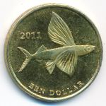 Остров Святого Евстафия., 1 доллар (2011 г.)