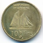 Сен-Пьер и Микелон., 10 франков (2013 г.)