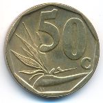 South Africa, 50 cents, 2009