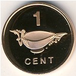 Соломоновы острова, 1 цент (1977–1983 г.)