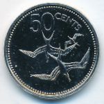 Belize, 50 cents, 1982–1983