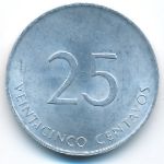 Cuba, 25 centavos, 1988