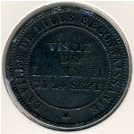 France, 10 centimes, 1853