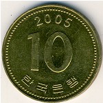 Южная Корея, 10 вон (1991–2005 г.)