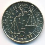 San Marino, 5 euro, 2020