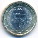 Сан-Марино, 1 евро (2017–2020 г.)