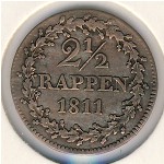Берн, 2 1/2 раппена (1811 г.)