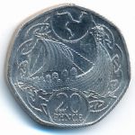 Isle of Man, 20 pence, 2017–2020
