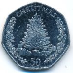 Гибралтар, 50 пенсов (2016 г.)