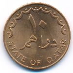 Катар, 10 дирхамов (1972–1973 г.)