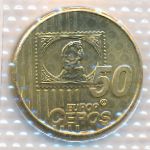 Лихтенштейн., 50 евроцентов (2004 г.)