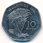 Mauritius, 10 rupees, 2016–2019