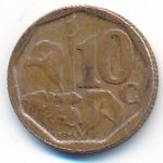 South Africa, 10 cents, 2016