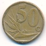 South Africa, 50 cents, 2010