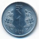 India, 1 rupee, 2011–2019