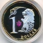 Singapore, 1 dollar, 2013