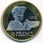 Остров Мари-Галант., 10 франков (2015 г.)
