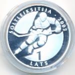 Латвия, 1 лат (2001 г.)