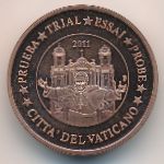 Vatican City, 5 euro cent, 2011