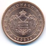 Монако, 5 евроцентов (2001–2005 г.)