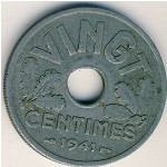 France, 20 centimes, 1941