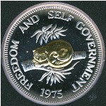 Solomon Islands., 30 dollars, 1975
