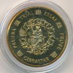 Гибралтар., 10 евроцентов (2003 г.)