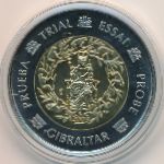 Гибралтар., 2 евро (2003 г.)