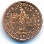 Чехия, 1 евроцент (2004 г.)