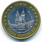 Чехия., 1 евро (2004 г.)