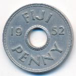 Фиджи, 1 пенни (1949–1952 г.)