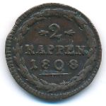 Аргау, 2 раппена (1808–1816 г.)