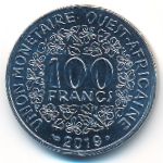 Западная Африка, 100 франков (2012–2021 г.)