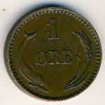 Дания, 1 эре (1894–1904 г.)