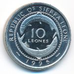Сьерра-Леоне, 10 леоне (1996 г.)