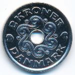 Denmark, 2 kroner, 2002–2020