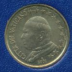 Vatican City, 10 euro cent, 2002–2005