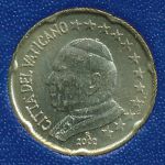 Vatican City, 20 euro cent, 2002–2005